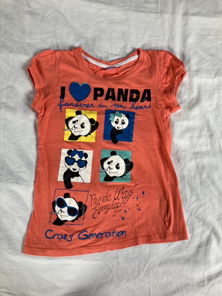 Panda T-shirt, Silver Sun, maat 146, Ophalen of Verzenden, Gebruikt, Meisje, Shirt of Longsleeve