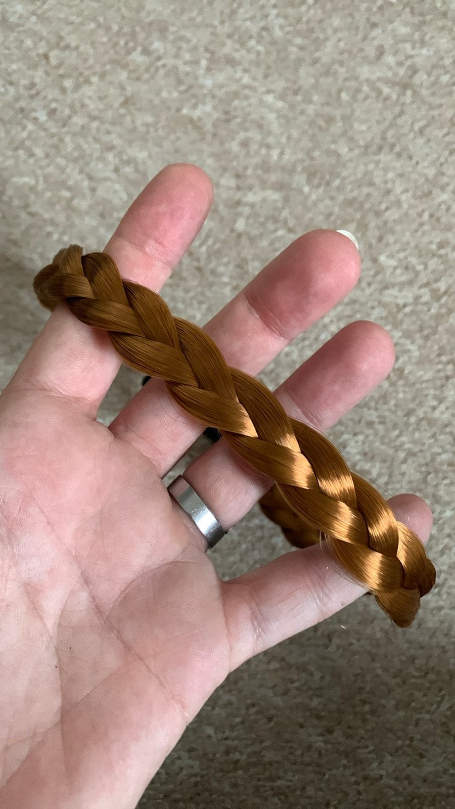 Gevlochten haarband - Bruin, Ophalen of Verzenden, Nieuw