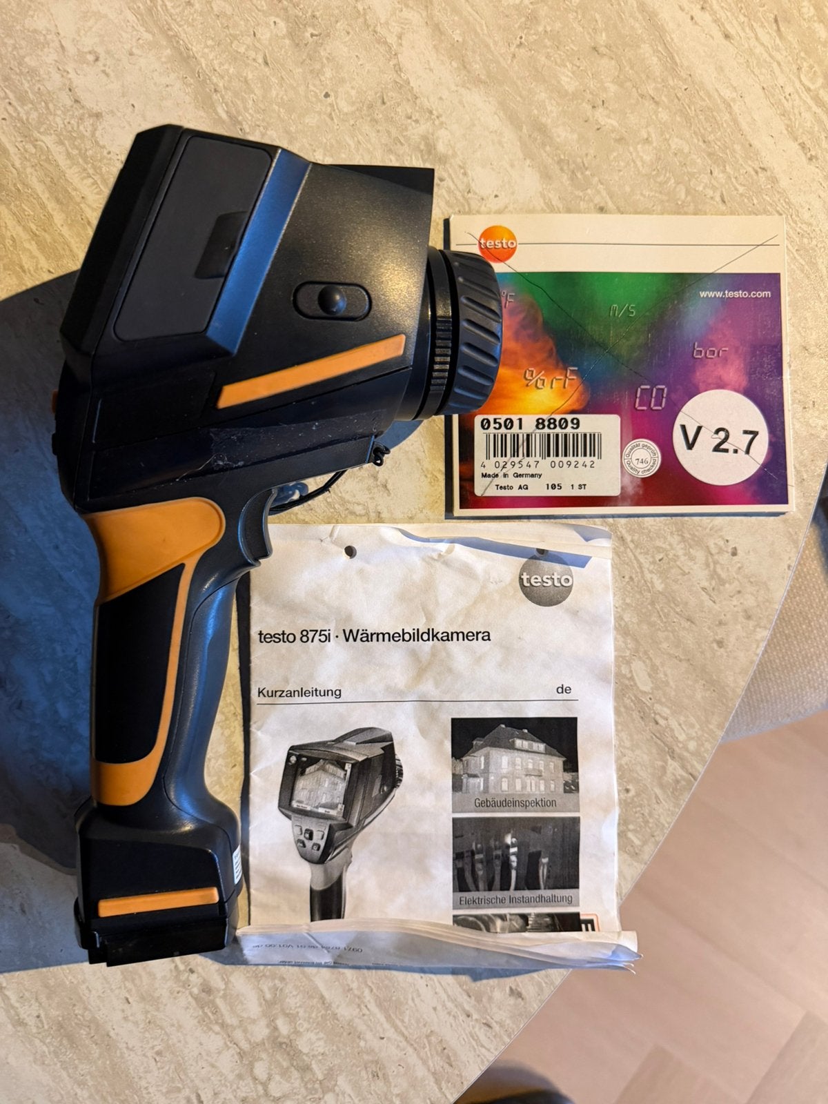 Te koop z.g.a.n testo 875i warmtebeeldcamera, Ophalen of Verzenden, Zo goed als nieuw
