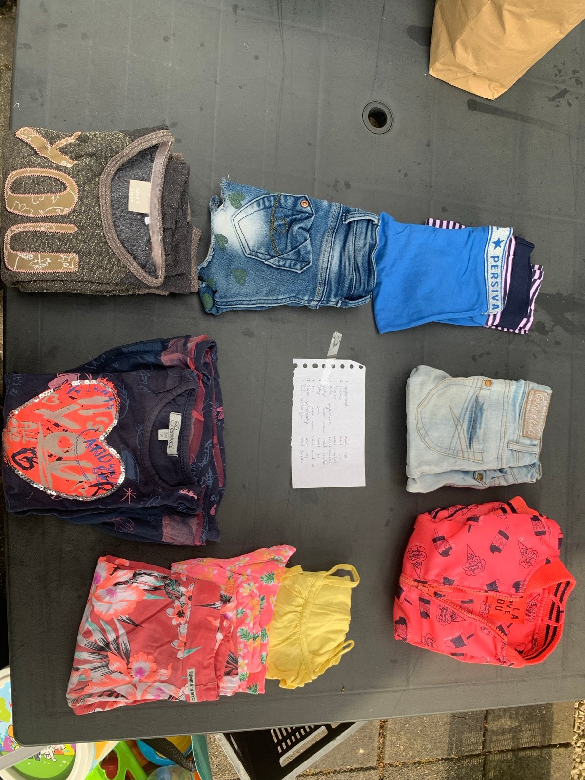 Kinderkleding pakket: Trui, Jeans, Shorts, Ondergoed, Kinderen en Baby's, Ophalen, Gebruikt, Meisje