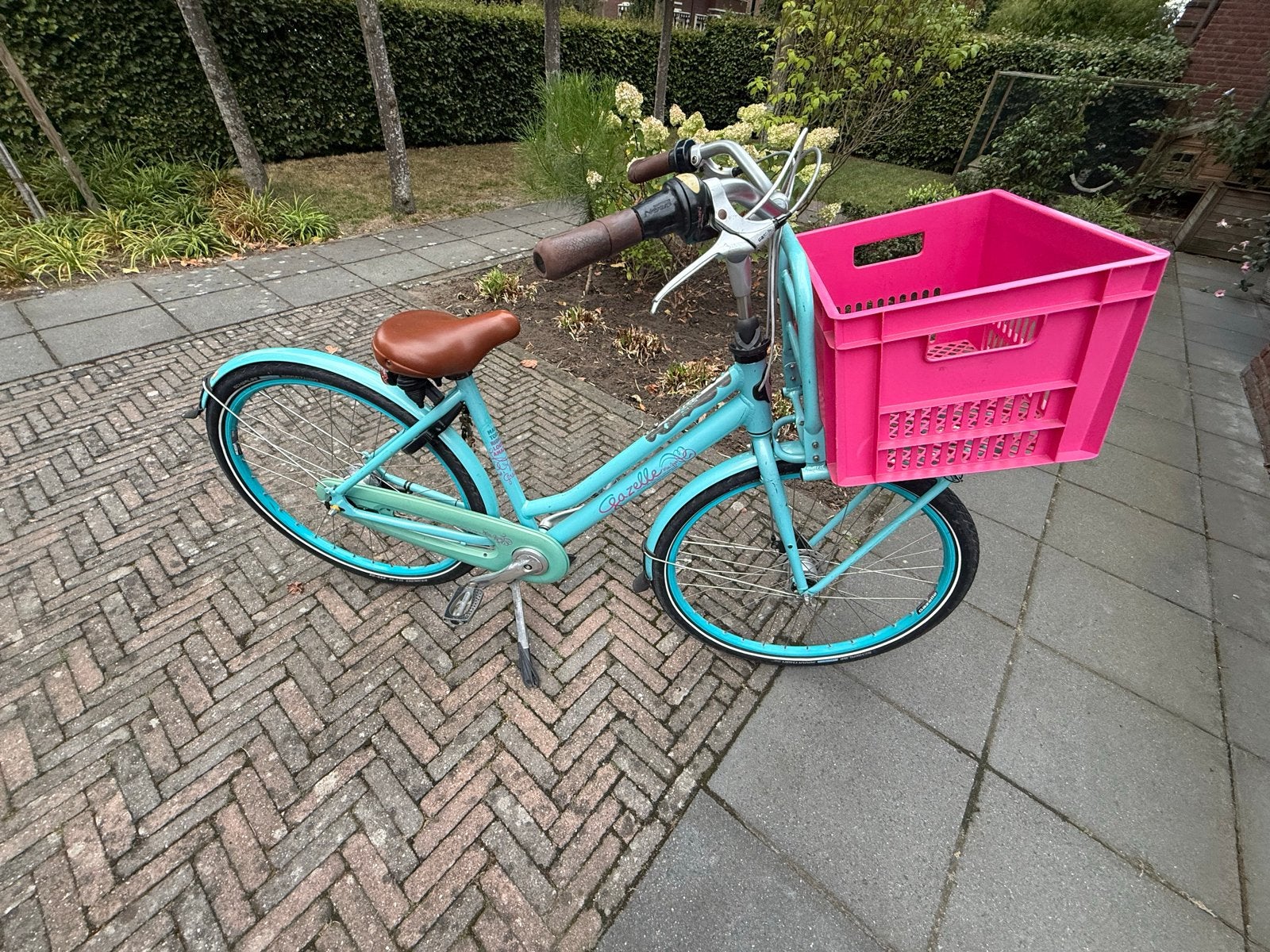 Gazelle Miss Grace damesfiets, frame 49, nette staat, Fietsen en Brommers, Fietsen | Dames | Damesfietsen, 47 tot 50 cm, Ophalen