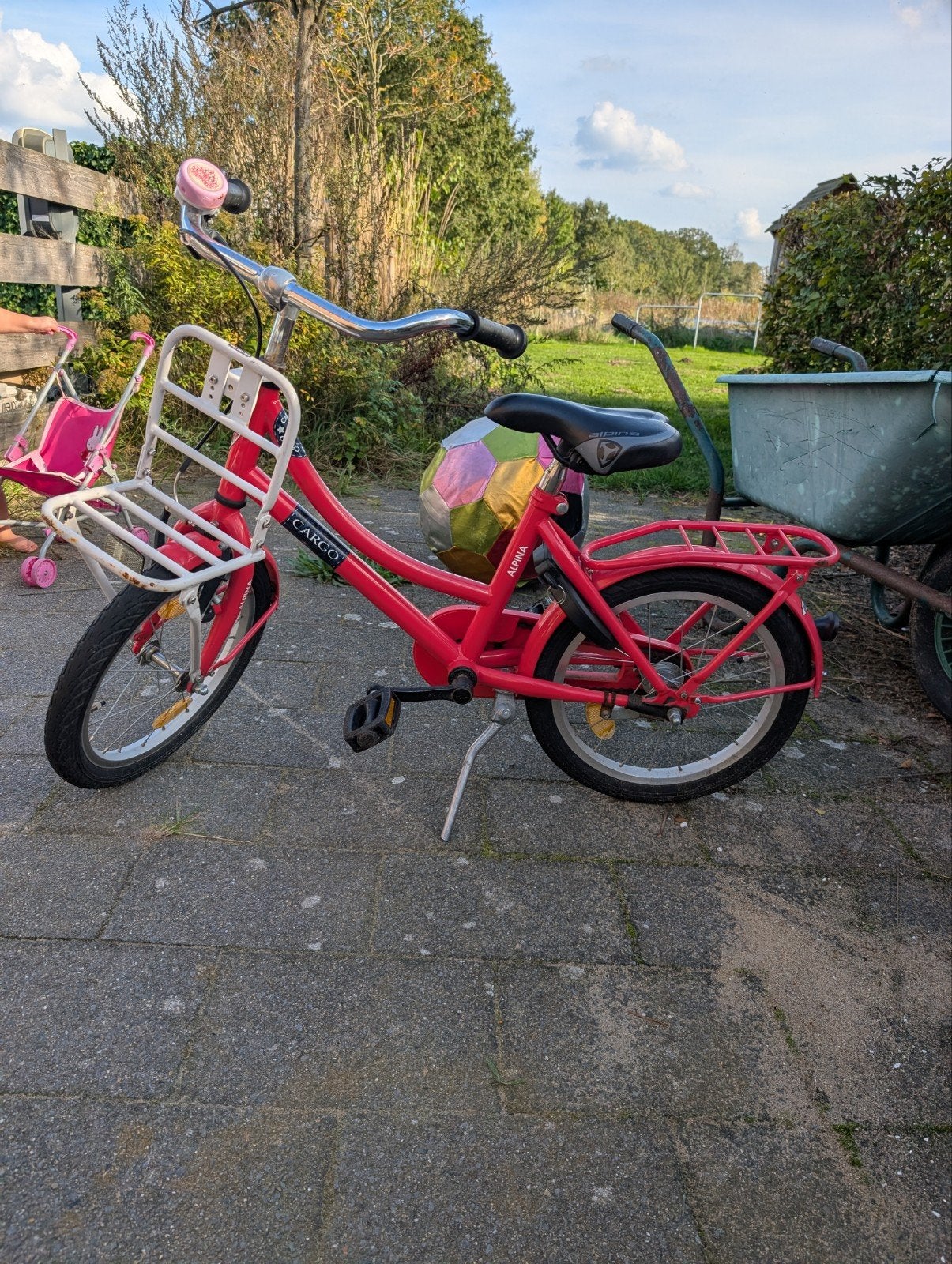 Alpina Cargo 16 inch kinderfiets, Ophalen, Gebruikt, 16 tot 20 inch, Alpina