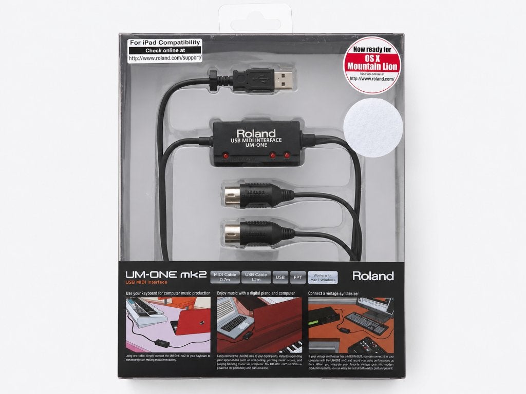 NIEUW Roland UM-ONE Mk2 USB-MIDI interface, Ophalen of Verzenden, Zo goed als nieuw