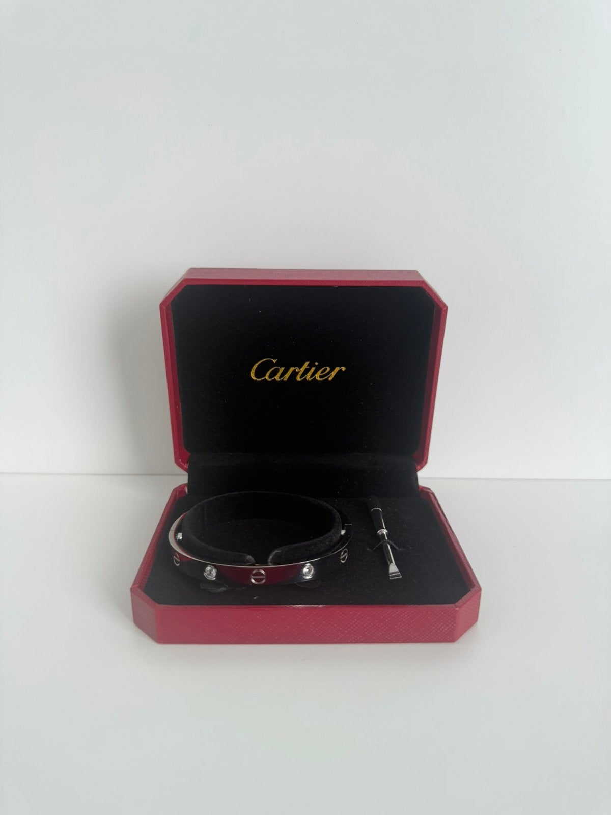 Cartier armband zilver met diamanten, Ophalen of Verzenden, Nieuw