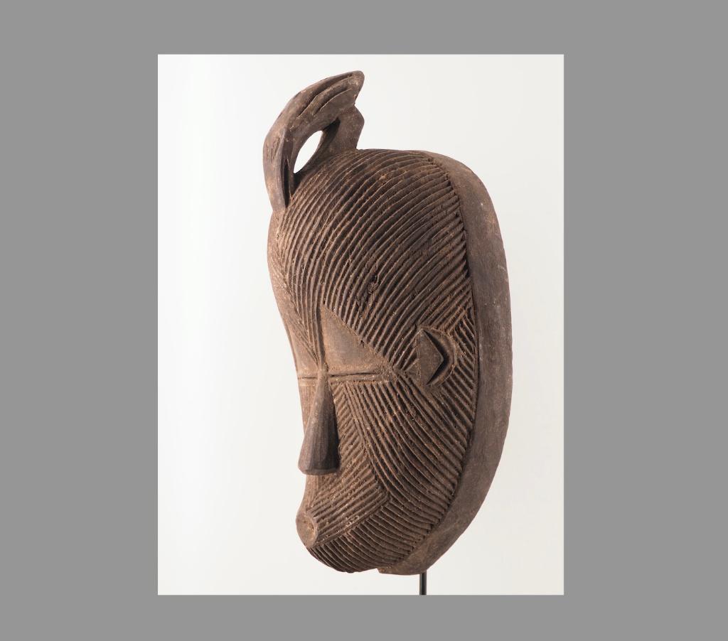 Songye Kifwebe masker met vogel Congo (120828-20), Ophalen of Verzenden