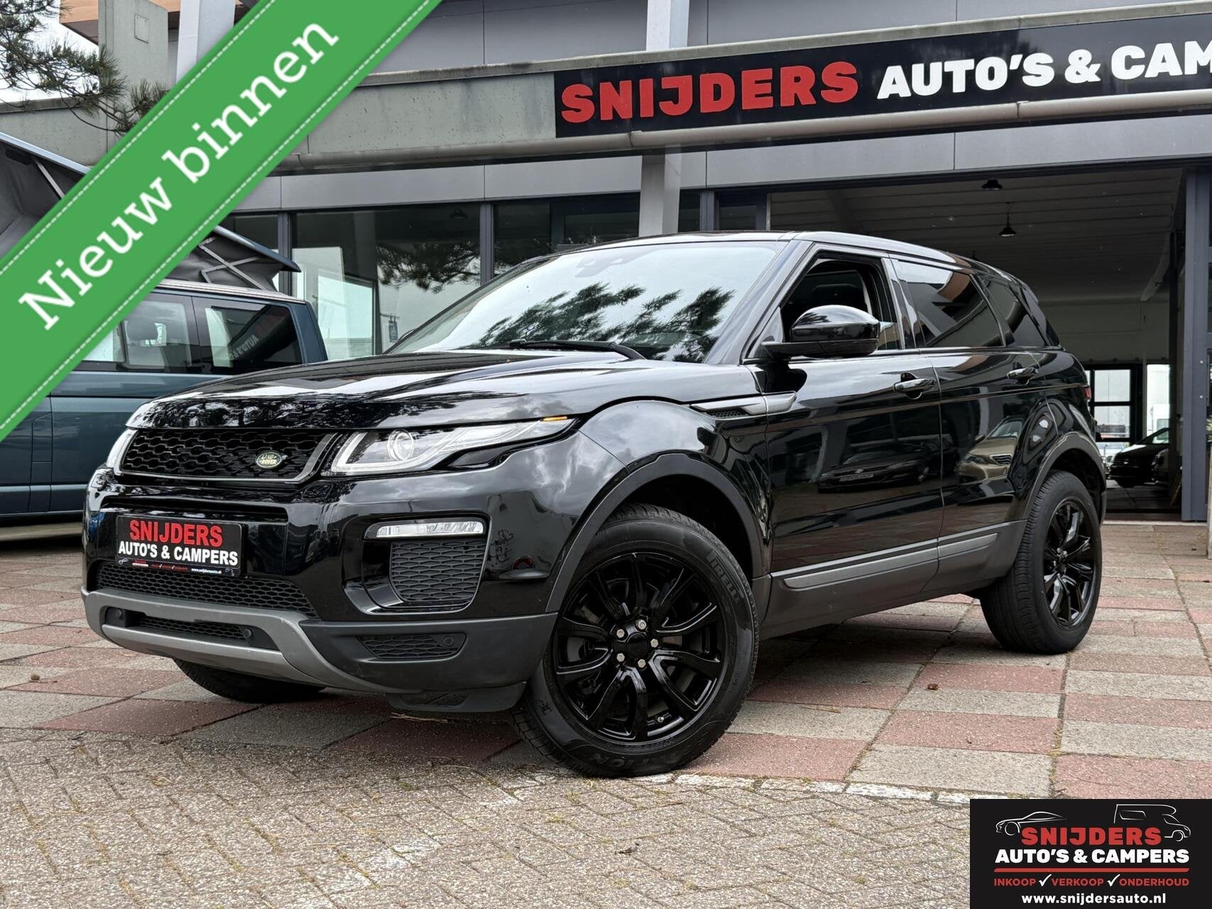 Land Rover Range Rover Evoque 2.0 Si4 met maar 61129 km, Auto's, Automaat, Gebruikt, Zwart, 4 cilinders