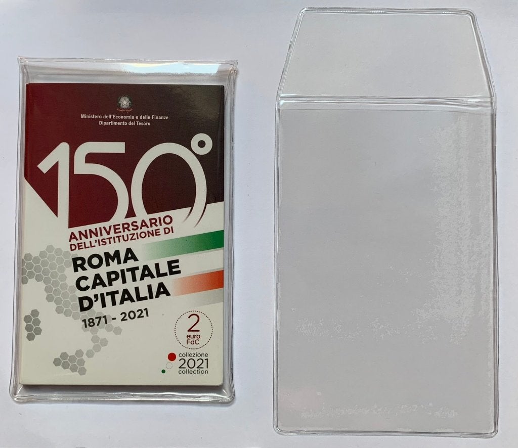 Hoesjes voor het opbergen van 2 en 5 Euro blisters Italië, Postzegels en Munten, Munten en Bankbiljetten | Toebehoren, Verzenden