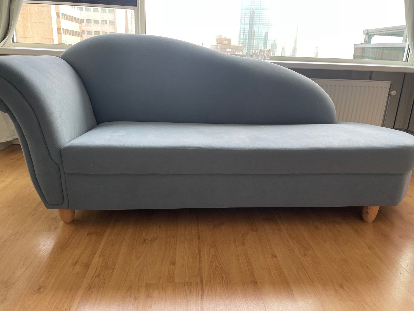 Moderne Chaise Longue / Lounge Sofa, Ophalen, Zo goed als nieuw, Stof