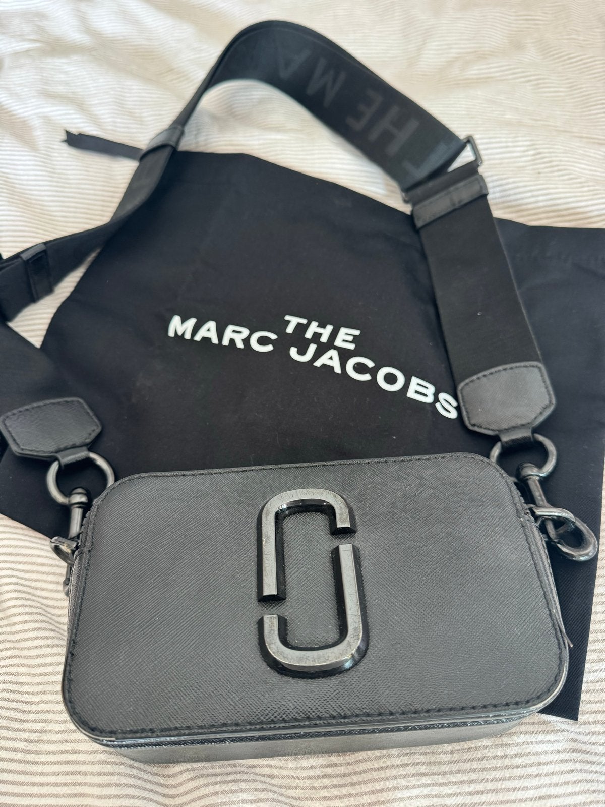 Marc Jacobs tas - Zwart, Verzenden, Gebruikt, Zwart, Schoudertasje