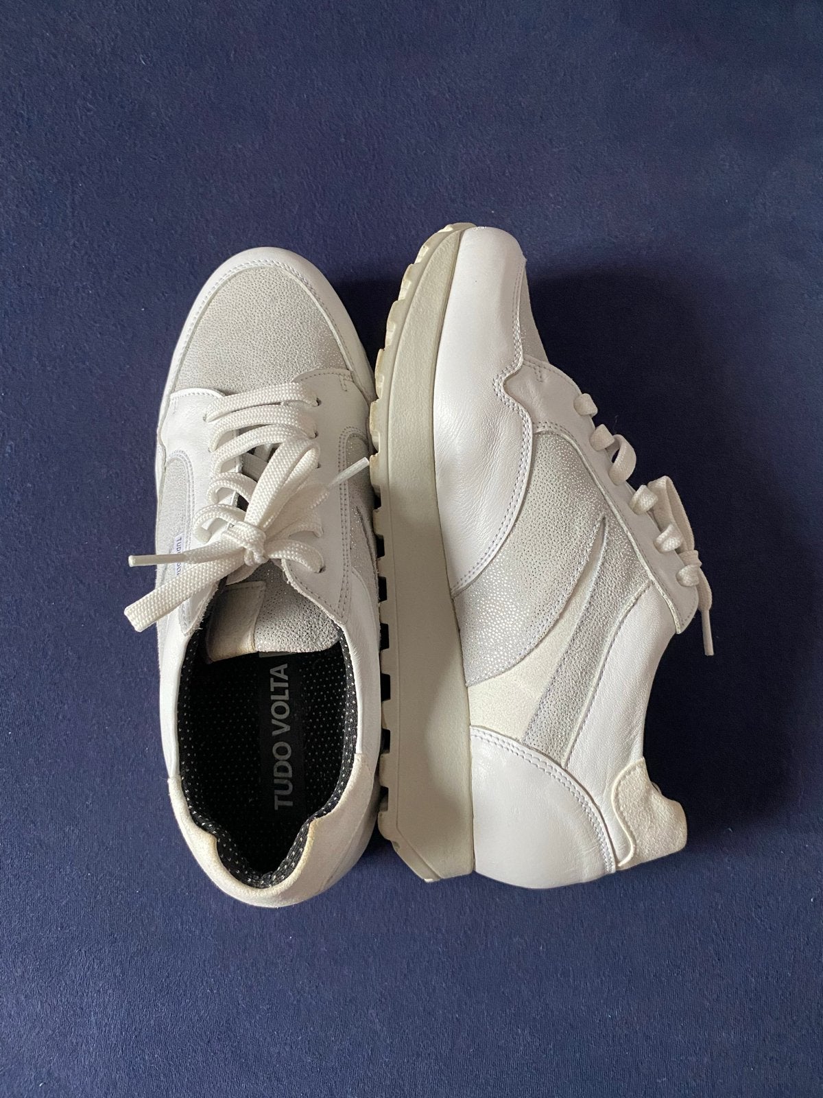 Tudo Volta sneakers maat 37 - Zo goed als nieuw, Ophalen, Wit, Sneakers of Gympen, Zo goed als nieuw