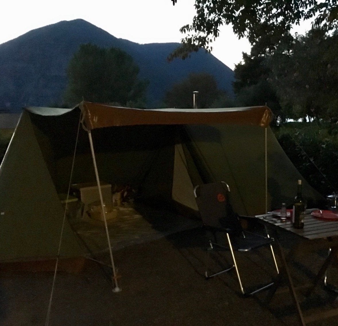 2-persoons tent, Caravans en Kamperen, Ophalen, Gebruikt, Tot en met 2
