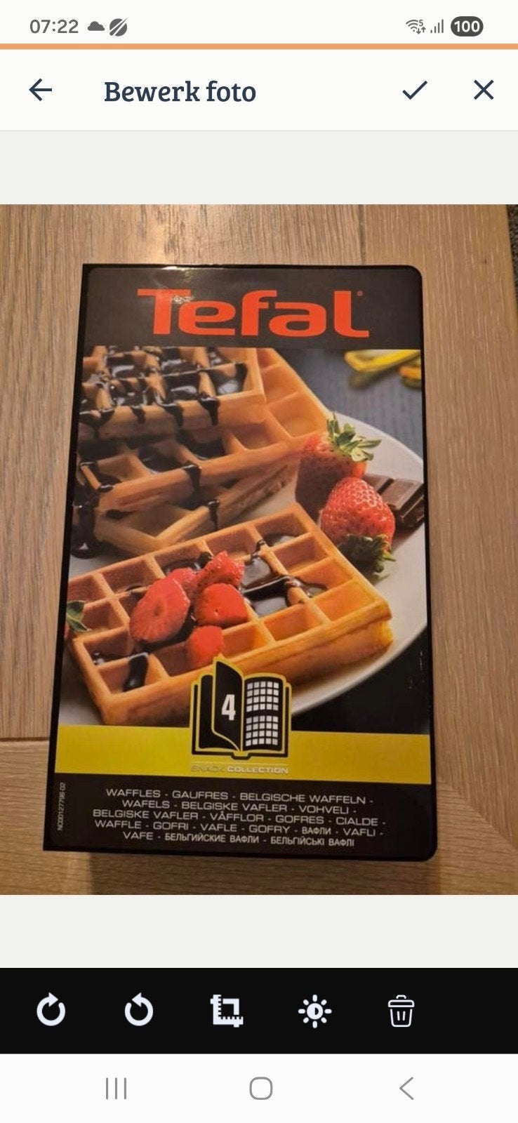 tefal snack collection wafels nieuw nr 4, Ophalen of Verzenden, Nieuw