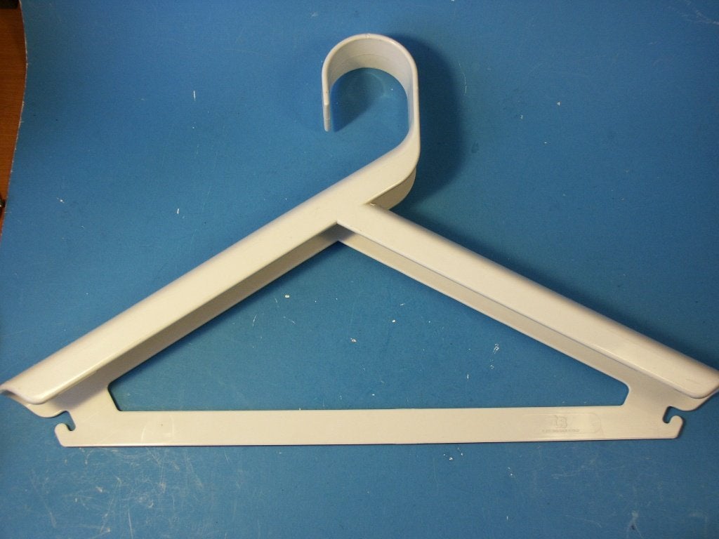 SET Kunststof KLEERHANGERS <> 3 Kapstok HANGERS Wit, Ophalen of Verzenden, Huis en Inrichting
