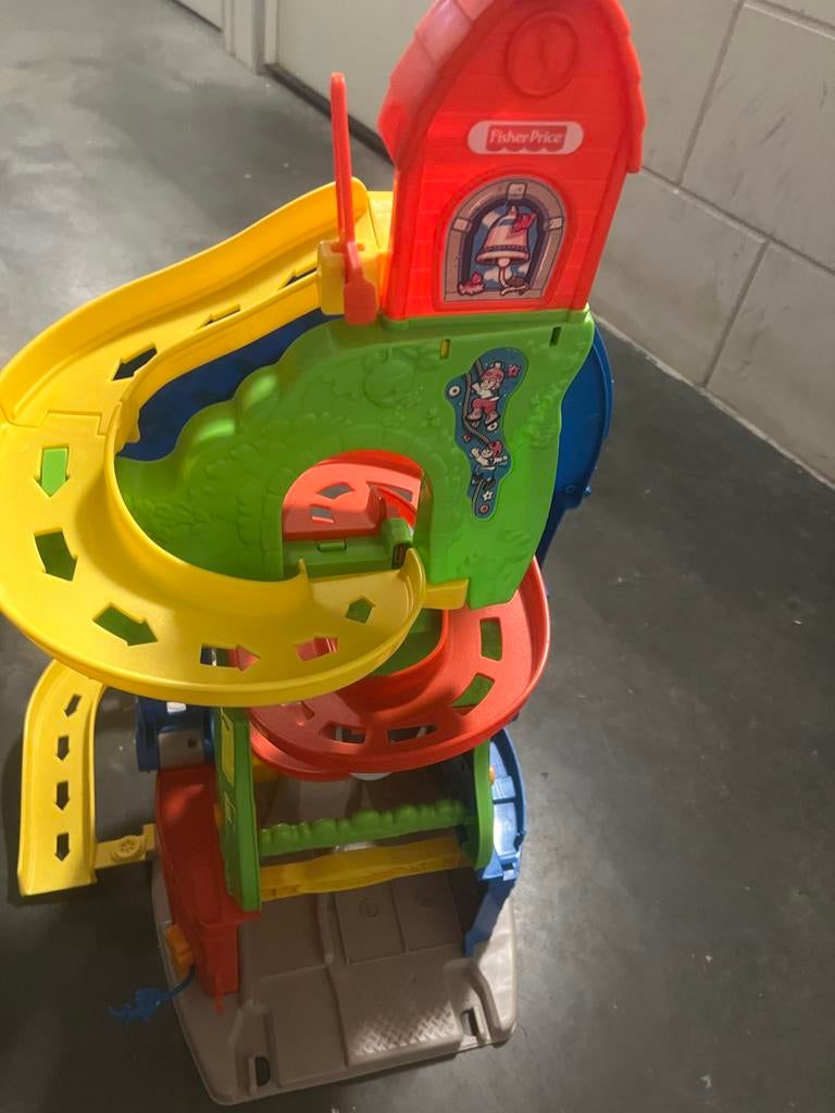 Fisher-Price Little People Racebaan, Kinderen en Baby's, Speelgoed | Fisher-Price, Ophalen, Zo goed als nieuw, Speelset