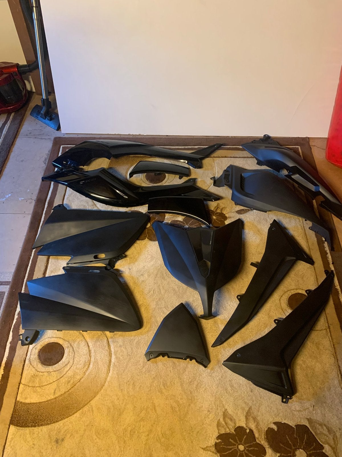Yamaha TMAX 430 2014 Kappenset - Matzwart/Glans Zwart, Ophalen of Verzenden, Gebruikt