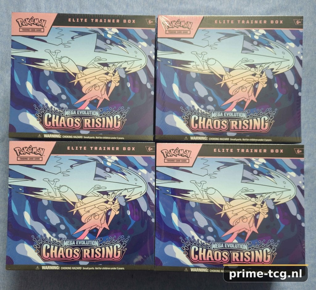 Pokémon Chaos Rising – Elite Trainer Box (ETB), Ophalen, Nieuw, Boosterbox, Foil