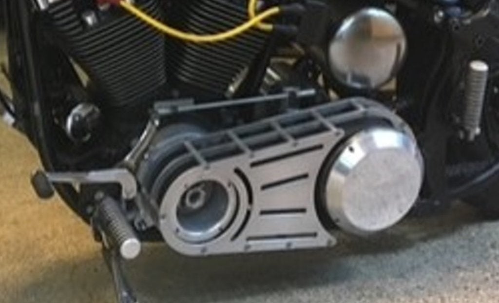 Open Belt Drive Cover 3 inch of minder., Motoren, Ophalen of Verzenden, Gebruikt