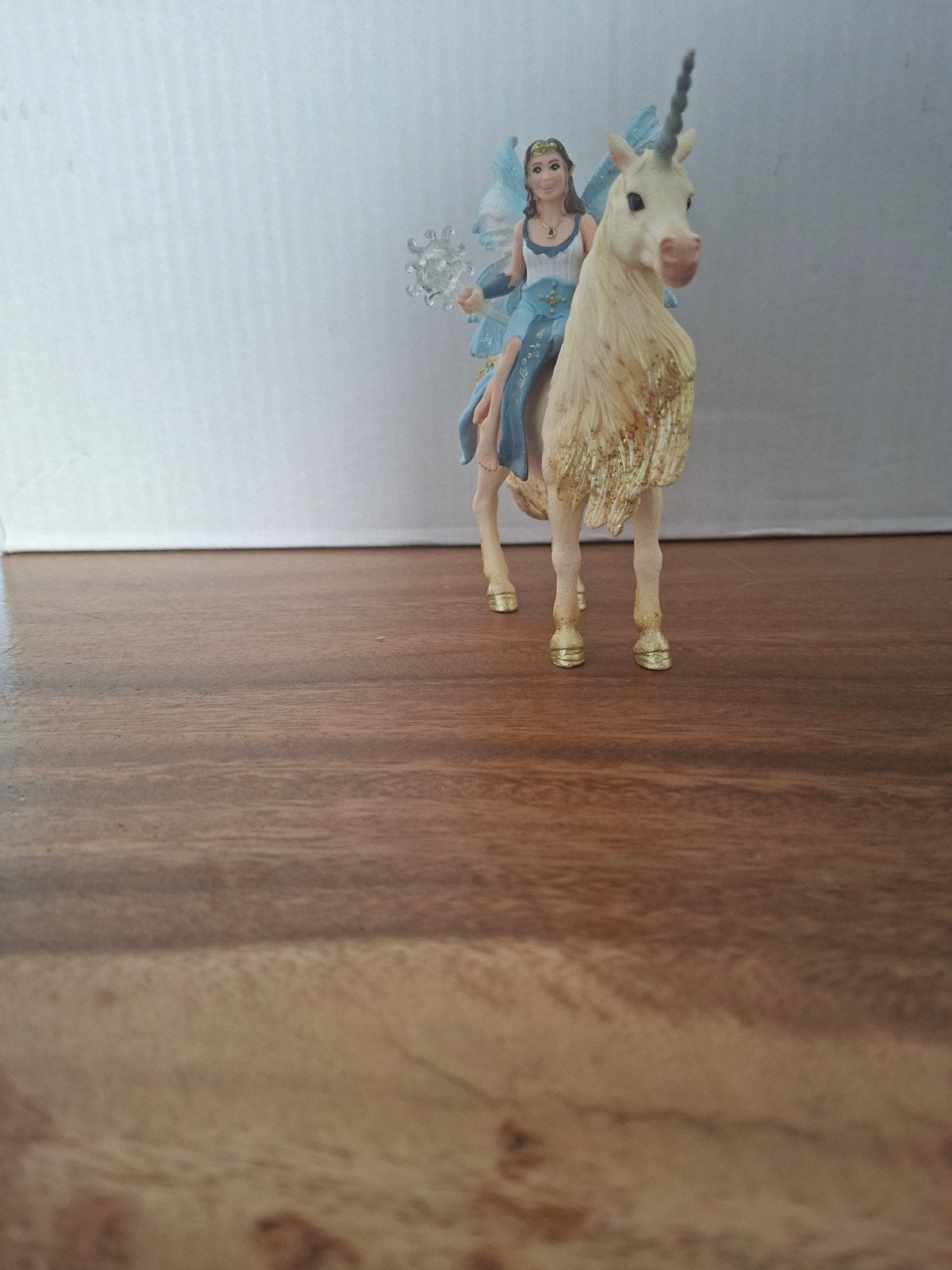 Schleich Eenhoorn Elf met Paard - Fantasie Speelfiguur, Ophalen of Verzenden, Zo goed als nieuw