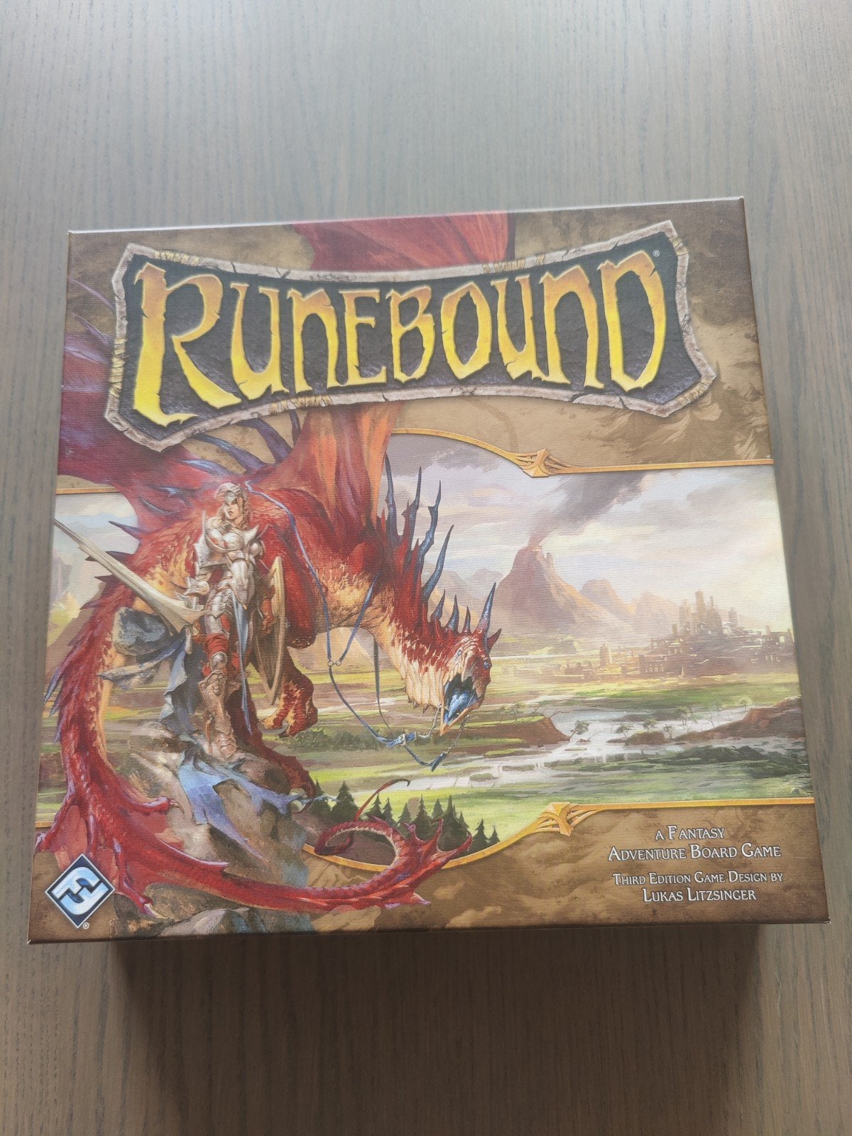 Runebound Third Edition, Een of twee spelers, Ophalen of Verzenden, Zo goed als nieuw, Fantasy Flight Games