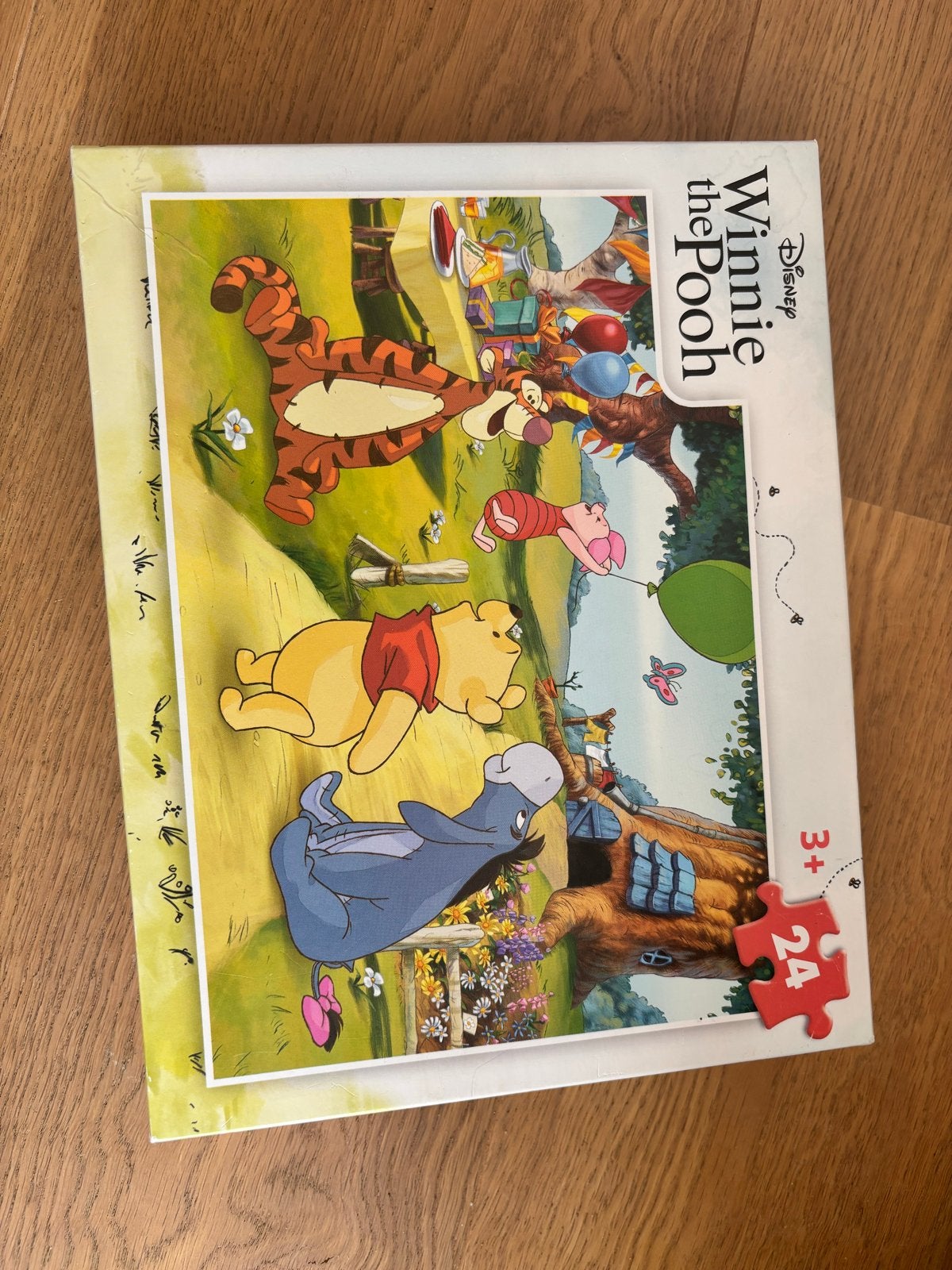 2 Disney puzzels: Lion King en Winnie de Poeh (compleet), Ophalen of Verzenden, 10 tot 50 stukjes, Gebruikt, 2 tot 4 jaar