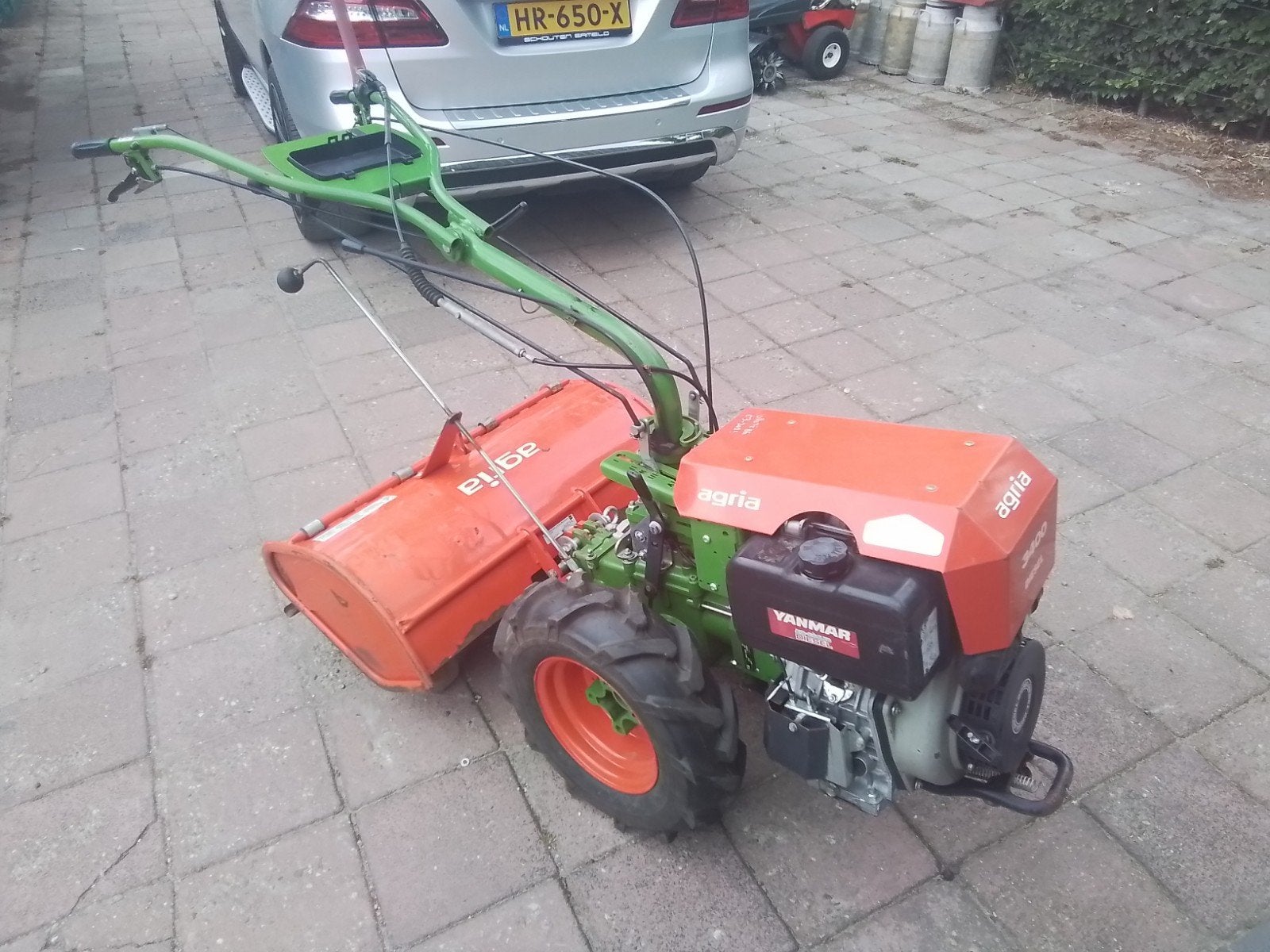 Agria 3400 met Yanmar dieselmotor en frees, Ophalen, Grondbewerking