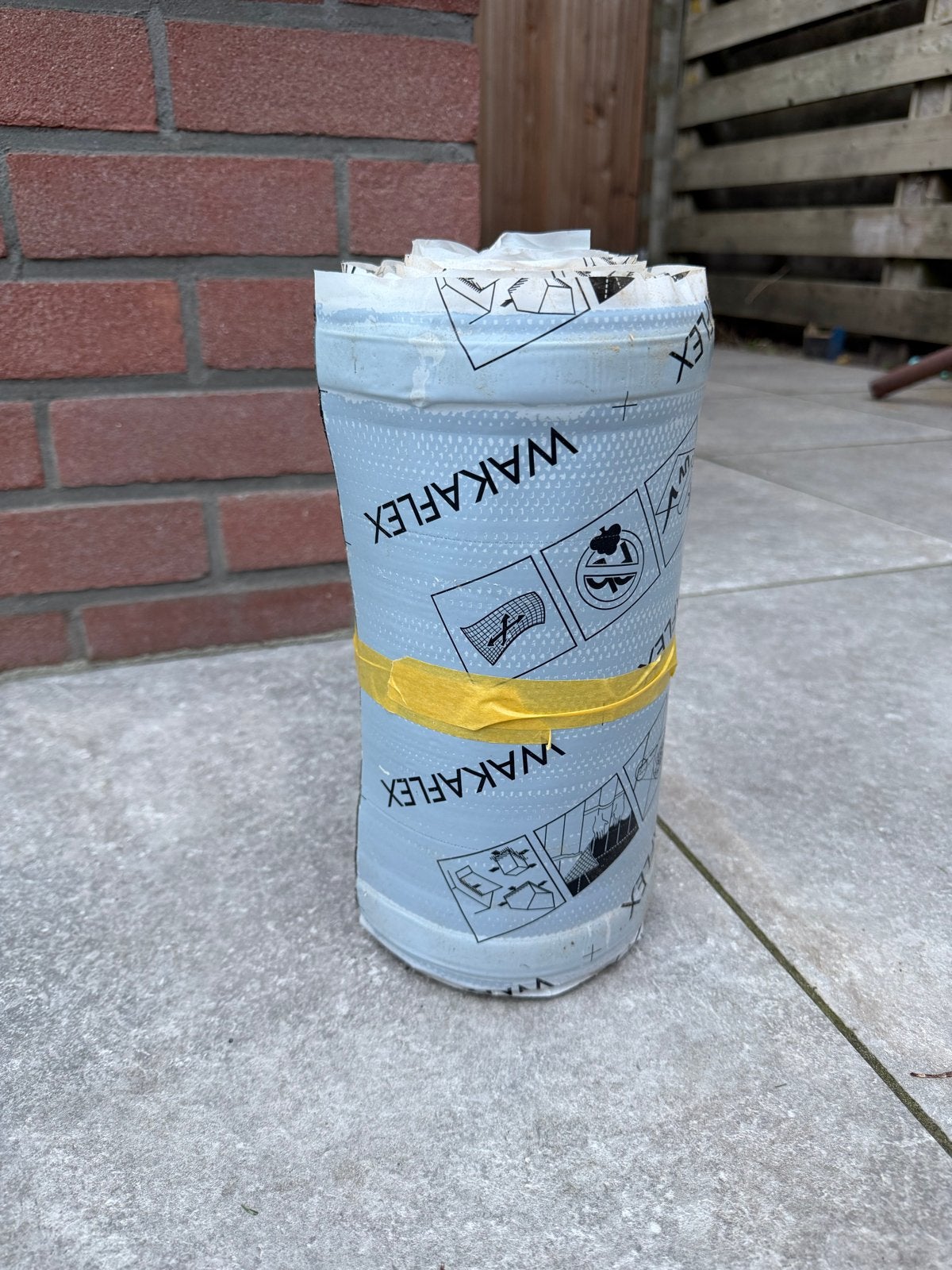 Monier Wakaflex 280 mm afdichtingsband loodvervanger 3,9m, Overige materialen, Nieuw, Minder dan 5 m², Ophalen