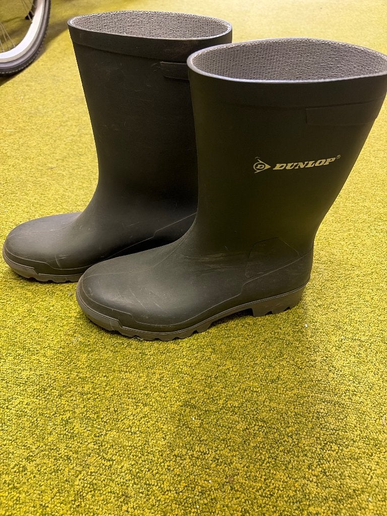 Laarzen dunlop maat 40, Kleding | Dames, Ophalen, Hoge laarzen, Zo goed als nieuw, Groen