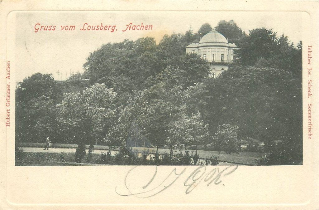 701-308-017 Aachen Lousberg, Verzenden, Voor 1920, Duitsland