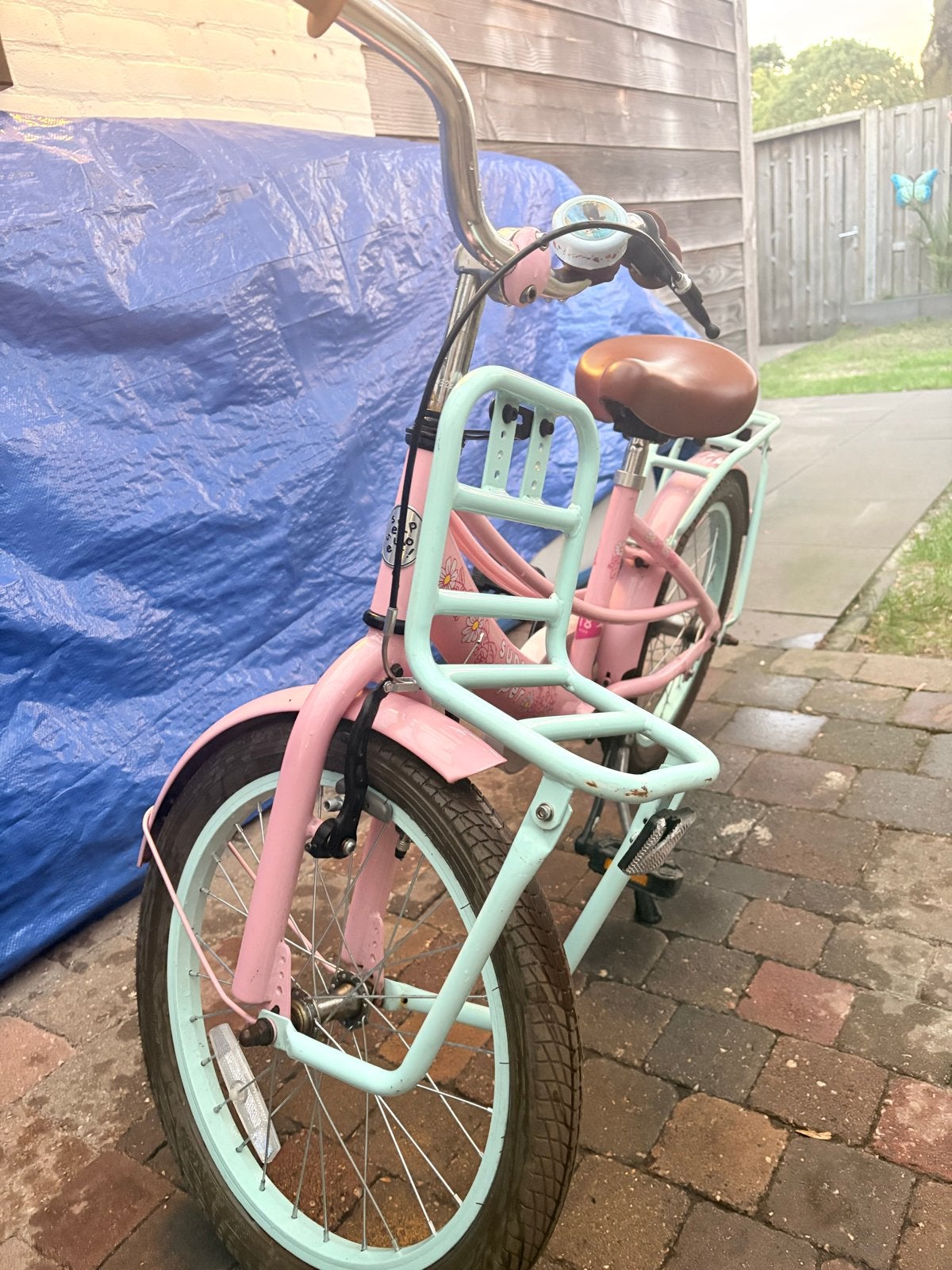 Super Super 18 inch kinderfiets - zeer nette staat, Fietsen en Brommers, Ophalen, Gebruikt, 16 tot 20 inch