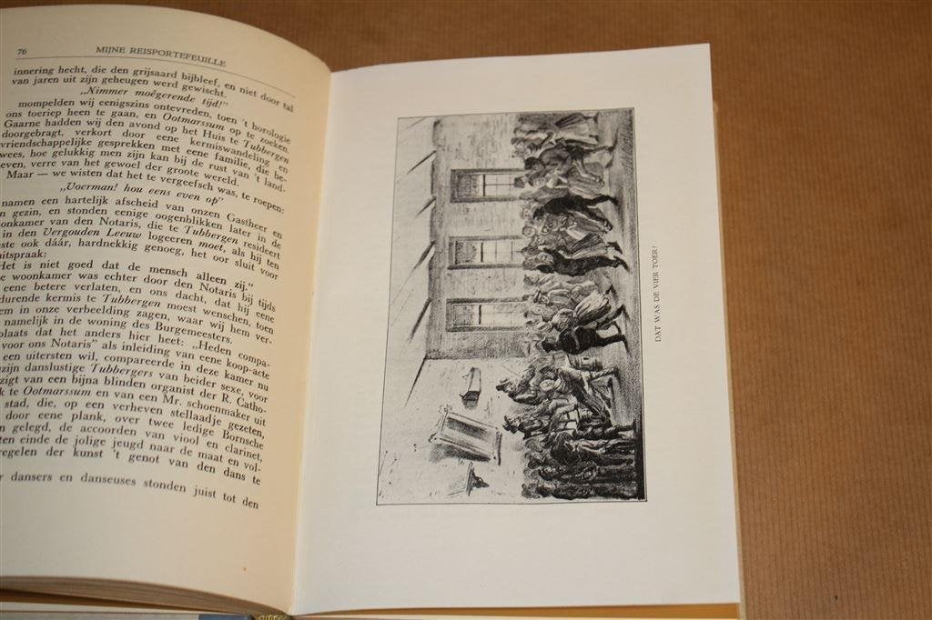 Mijne reisportefeuille. Harm Boom. 1932., Ophalen of Verzenden, Gelezen