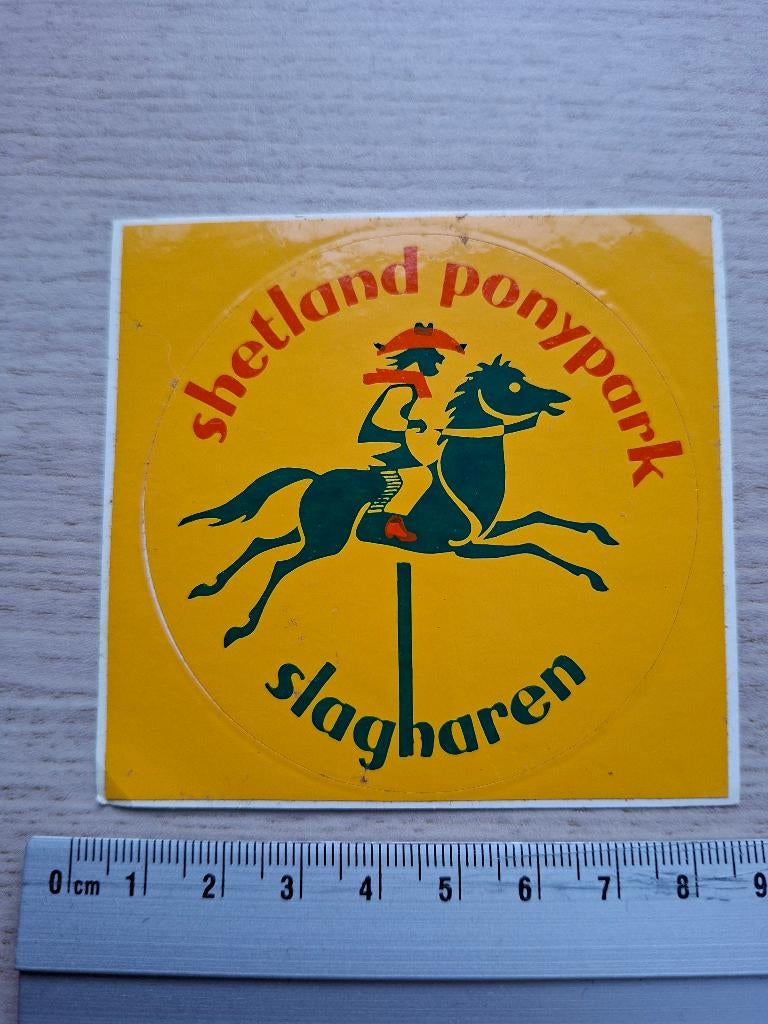 Sticker ponypark Slagharen, Ophalen of Verzenden, Zo goed als nieuw