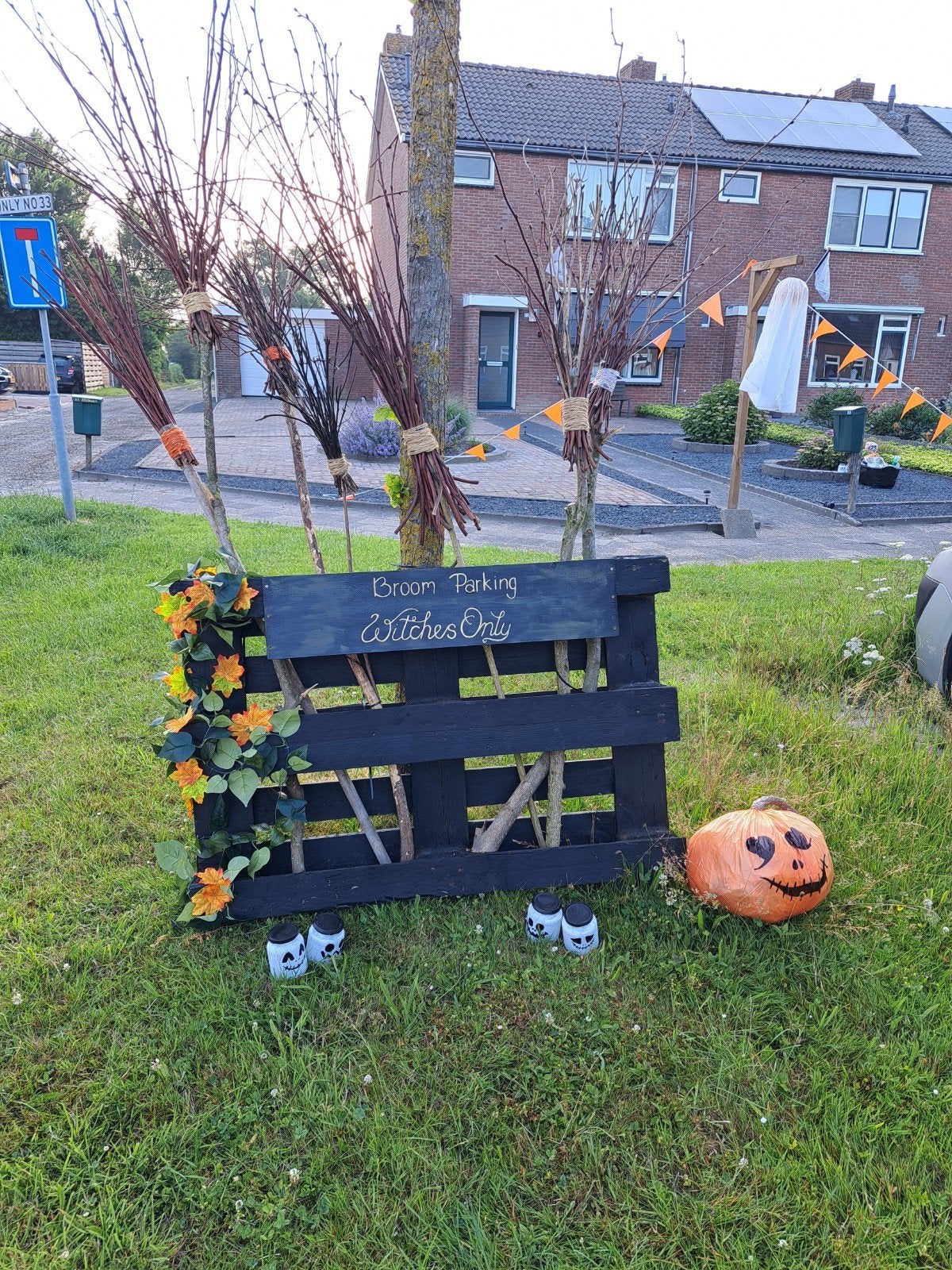 Buurtversiering thema Halloween., Ophalen, Versiering, Halloween of Griezel