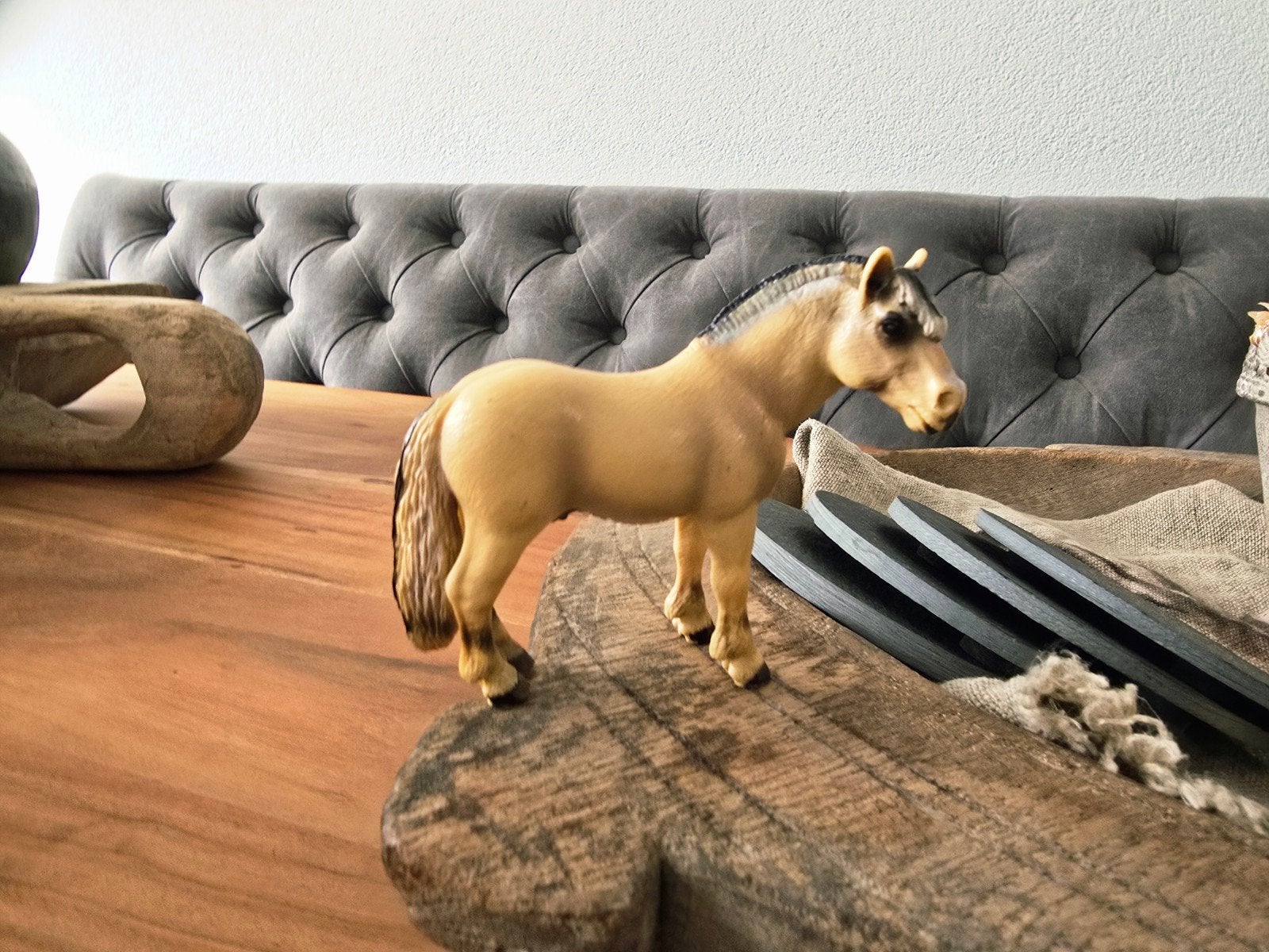 schleich paarden fjord, Ophalen of Verzenden, Zo goed als nieuw, Paard, Beeldje of Figuurtje