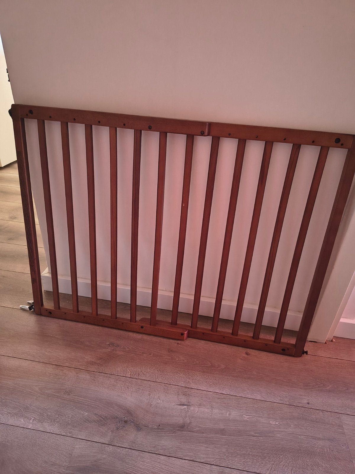 Houten traphekje te koop, Ophalen, Gebruikt, 100 tot 115 cm, Schroefhekje