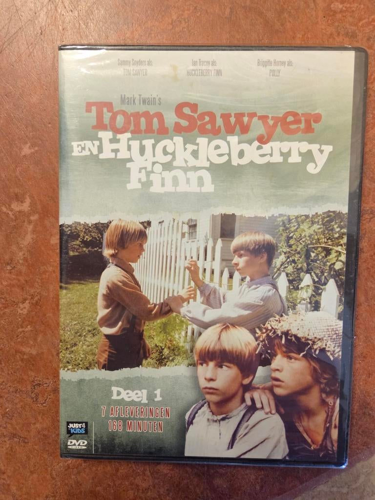 Tom Sawyer and Huckelberry Finn dvd, Alle leeftijden, Ophalen of Verzenden, Zo goed als nieuw