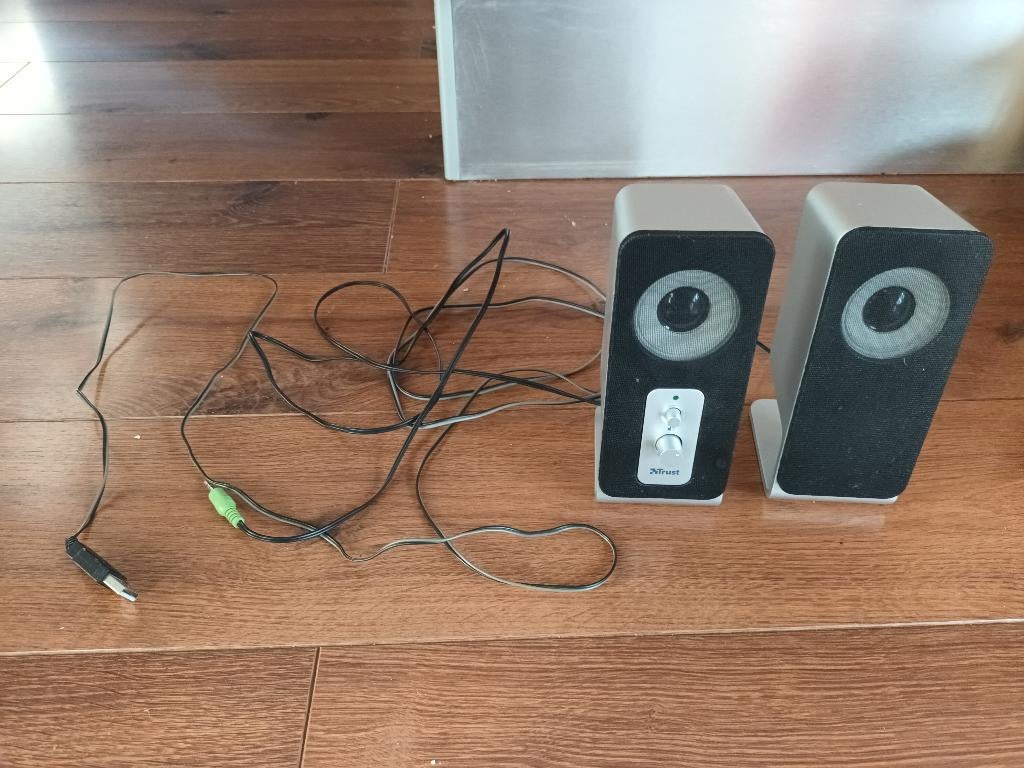 Trust pc speakers speakerset speaker set bedraad wired, Ophalen of Verzenden, Gebruikt, Trust