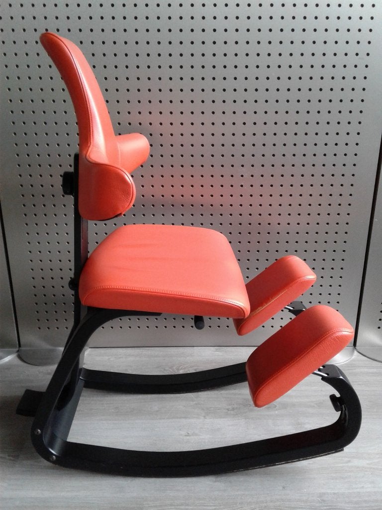 Variér (Stokke) Thatsit (Oranje Leder), Heel Mooi!, Oranje, Ophalen of Verzenden, Zo goed als nieuw, Variér