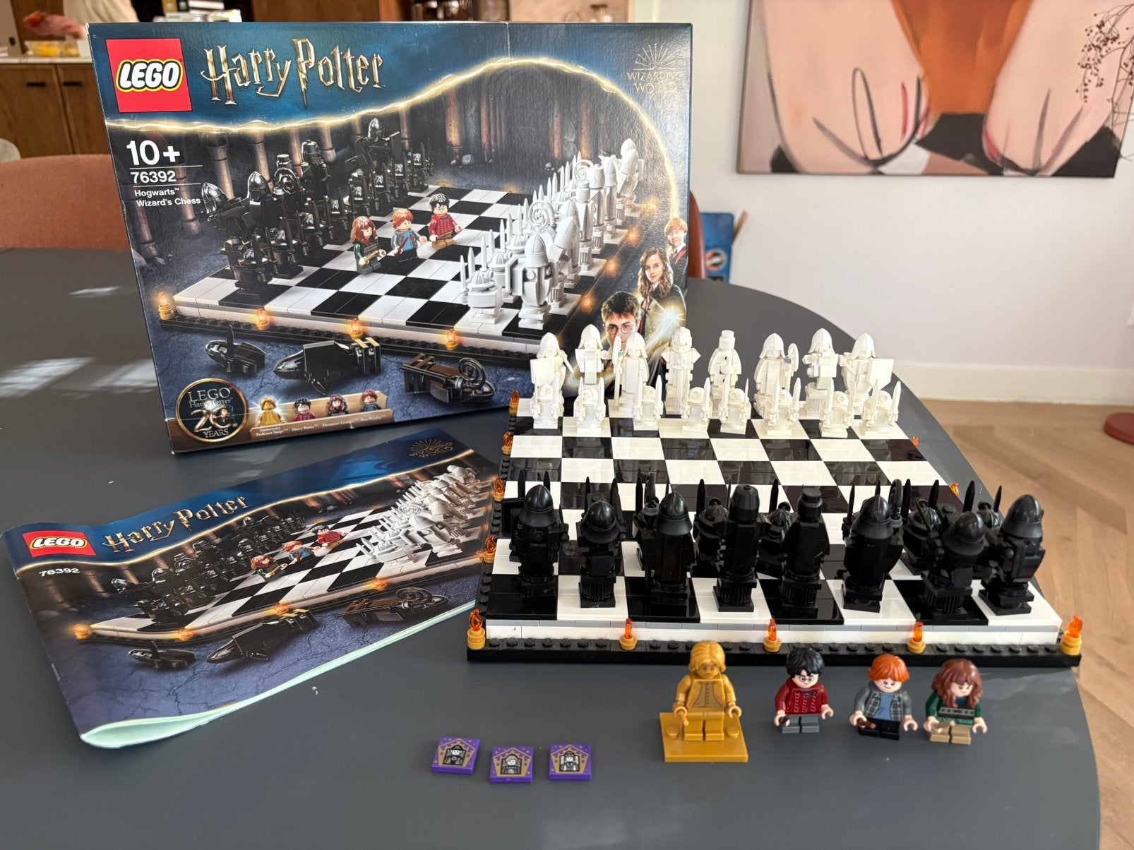 LEGO Harry Potter schaakset 76392, Lego, Harry Potter, Zo goed als nieuw, Complete set
