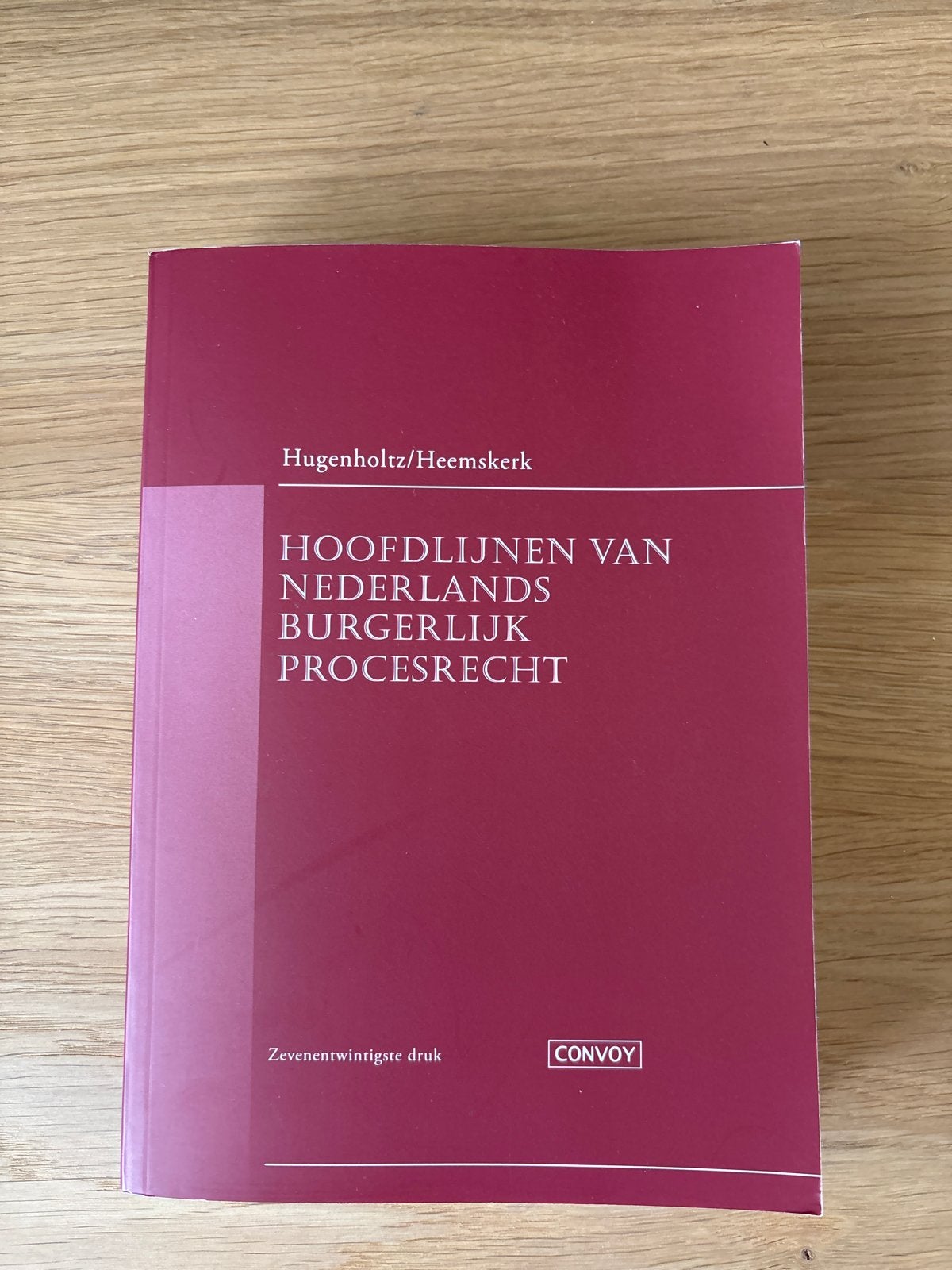 Hoofdlijnen Nederlands Burgerlijk Procesrecht, Boeken, Studieboeken en Cursussen, Ophalen of Verzenden, Gamma, Nieuw, WO