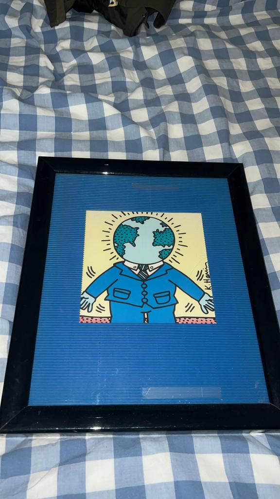 Keith Haring 'Global Man' Gallery Edition Print, Ophalen of Verzenden
