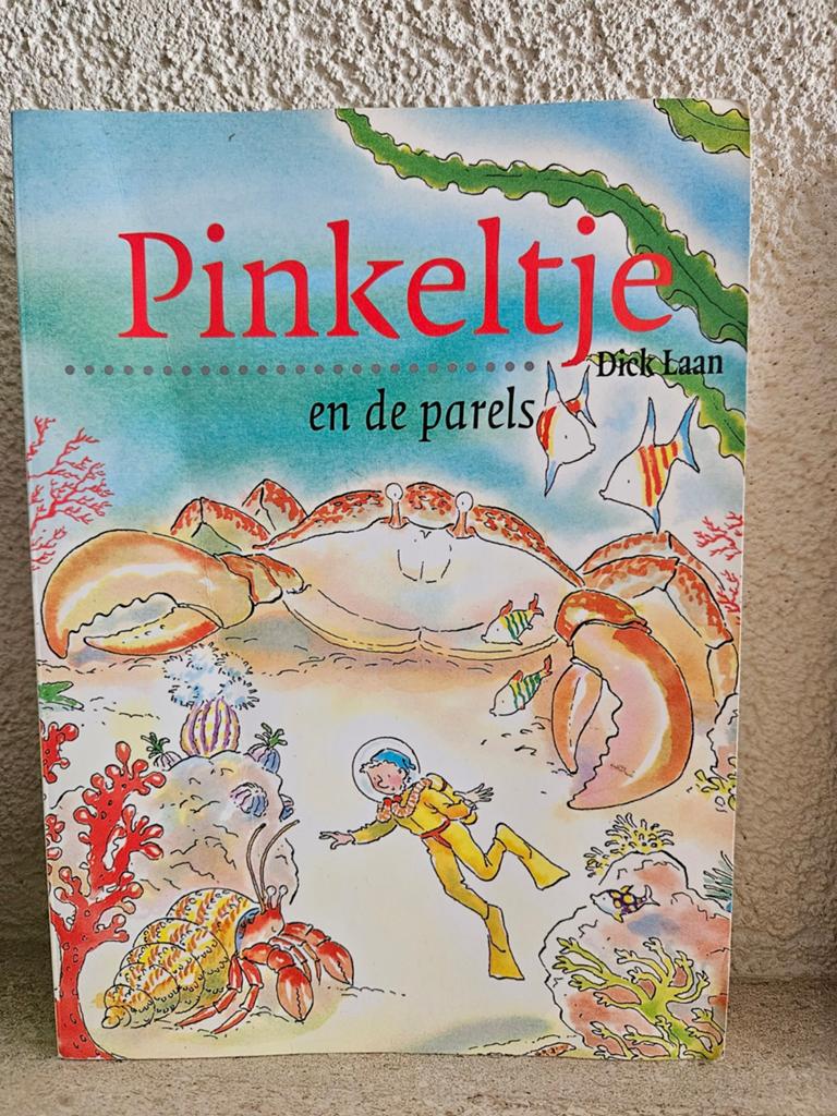 Pinkeltje en de parels - Dick Laan, Boeken, Kinderboeken | Jeugd | onder 10 jaar, Zo goed als nieuw, Fictie algemeen, Ophalen of Verzenden