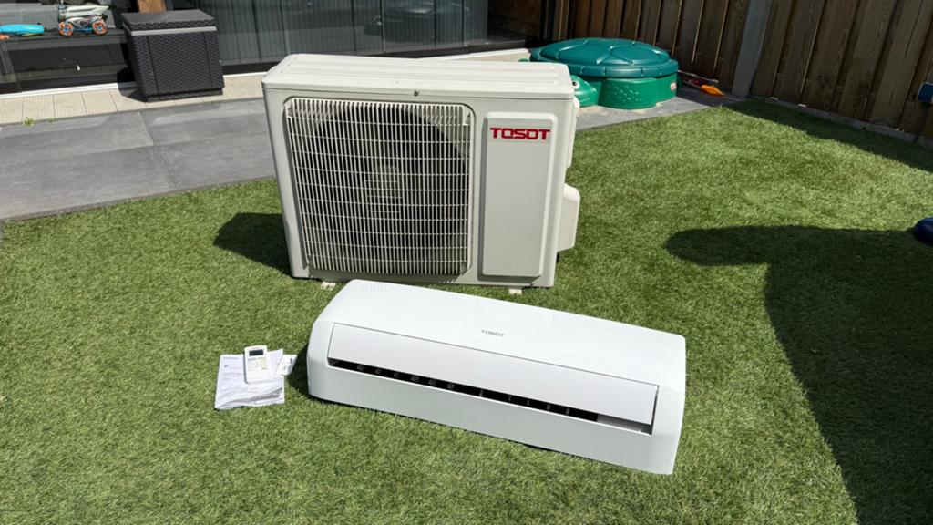 Tosot airco wandmodel 3,5 KW R32 gebruikt, Ophalen, 3 snelheden of meer, Zo goed als nieuw, 100 m³ of groter
