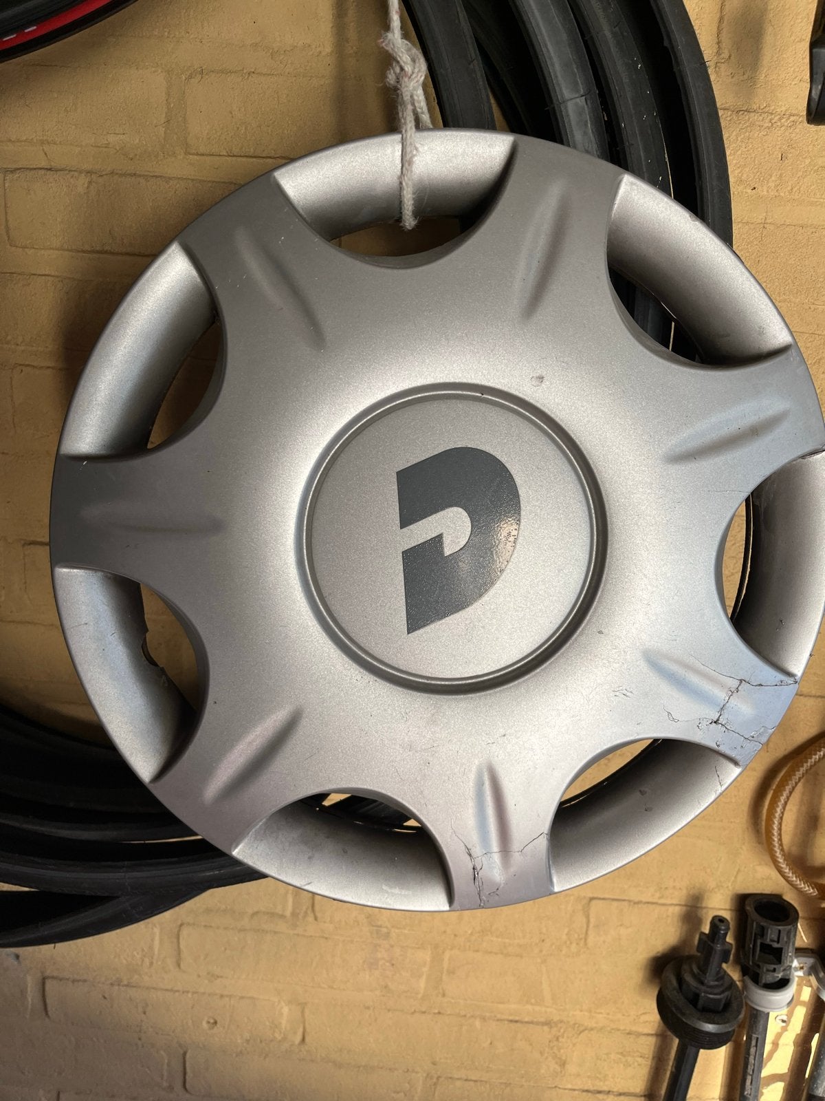 14 inch wieldop Detleffs caravan, Auto diversen, Wieldoppen, Ophalen of Verzenden, Gebruikt