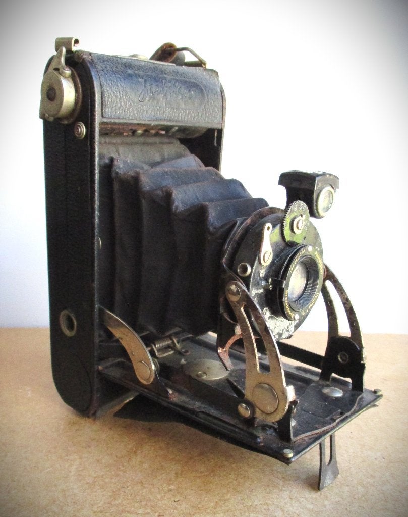 Agfa Jubilar Voigtländer opvouwbaar Klapcamera ~Camera~Foto, Ophalen of Verzenden, Gebruikt, Compact, Overige Merken