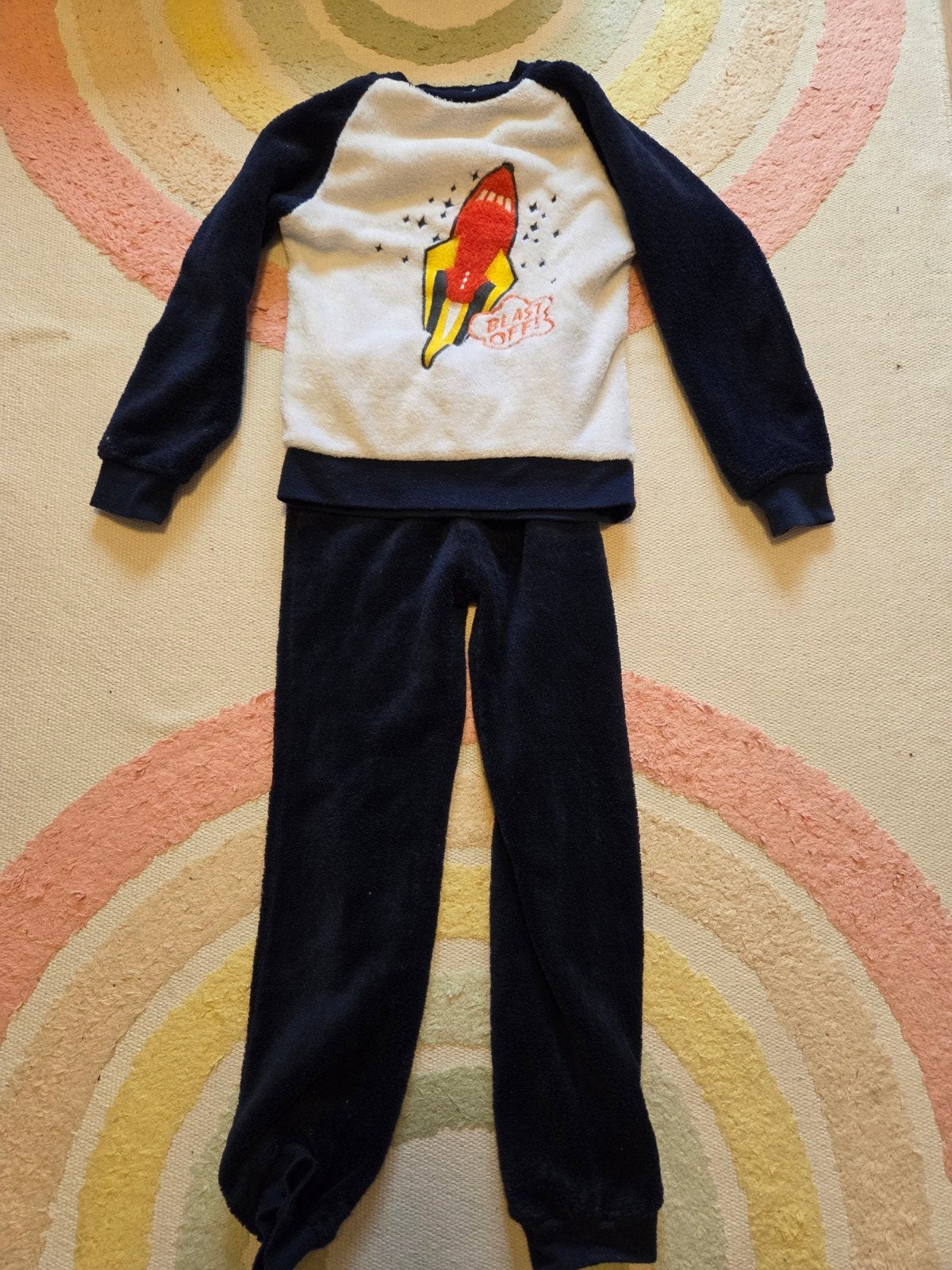 Winter pyjama raket zeeman maat 122-128 gedragen maar in goe, Kinderen en Baby's, Kinderkleding | Maat 122, Gebruikt, Ophalen of Verzenden