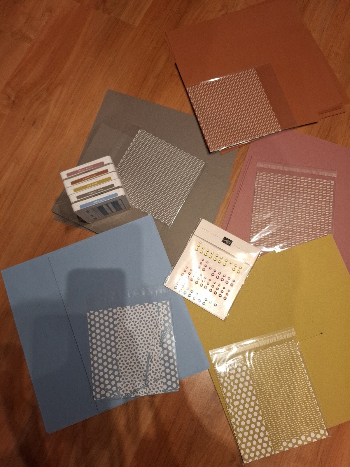 Stampin' Up! Kaartkarton, Designpapier en Inktsets, Meerkleurig, Ophalen of Verzenden, Zo goed als nieuw, Papier of Karton