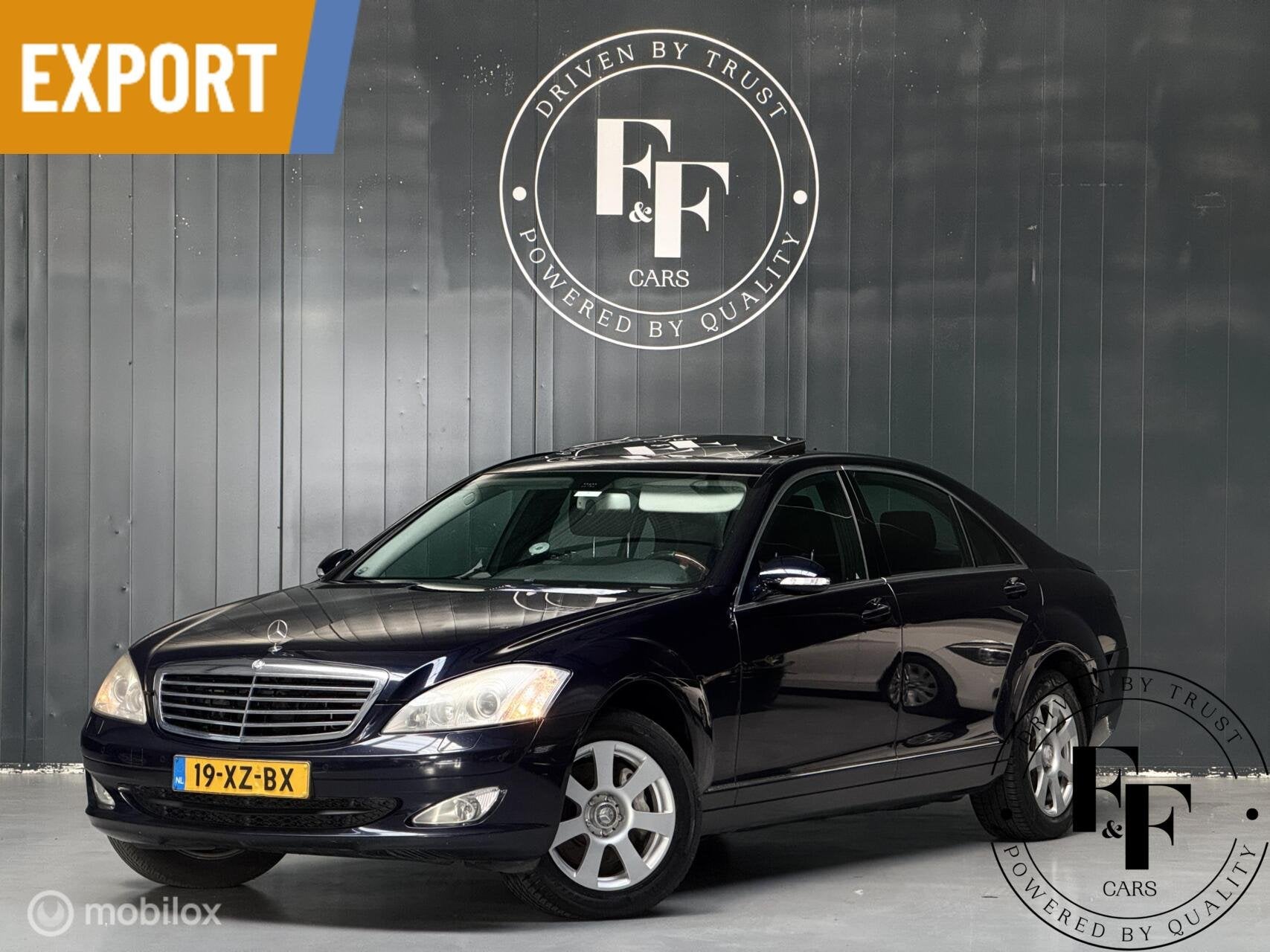 Mercedes S-klasse 320 CDI Lang Prest.|Luchtvering|NAP|Export, Auto's, Automaat, Achterwielaandrijving, Gebruikt, Zwart