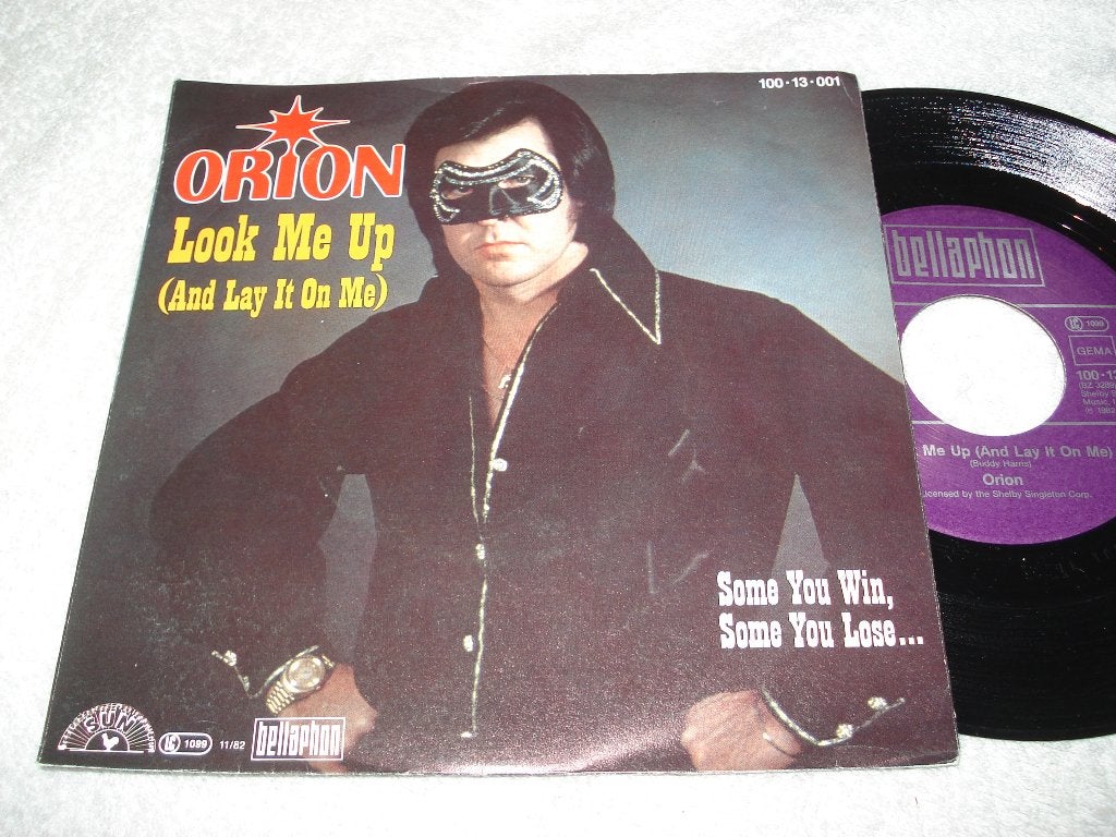 Orion Jimmy Ellis     Look Me Up  / Some You Win   Orgineel, Fotohoes, Ophalen of Verzenden, Zo goed als nieuw, Pop