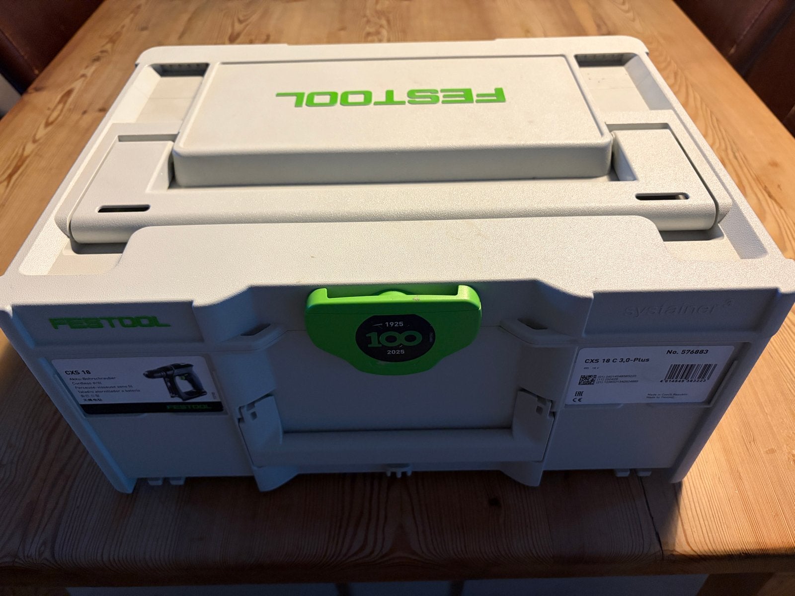 Lege Festool Systainer koffer CXS | TXS 18 M187, Ophalen, Zo goed als nieuw, Gereedschapsopslag, Festool
