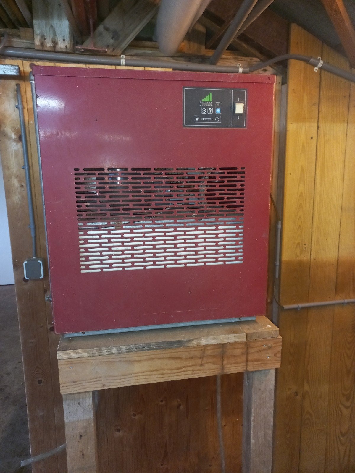 persluchtdroger 230 v, Ophalen